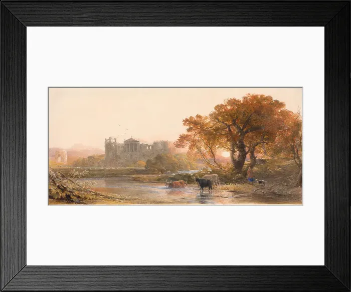 Framed Print : Evening in Italy—the Deserted Villa, 1845. Creator: Samuel Palmer Framed Print : Evening in Italy—the Deserted Villa, 1845. Creator: Samuel Palmer