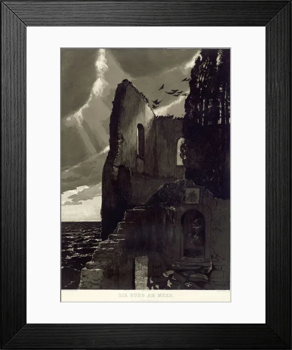 Framed Print : The Castle by the Sea, 1887. Creator: Max Klinger Framed Print : The Castle by the Sea, 1887. Creator: Max Klinger