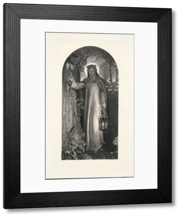 Framed Print : The Light of the World, 1860. Creator: William Henry Simmons Framed Print : The Light of the World, 1860. Creator: William Henry Simmons