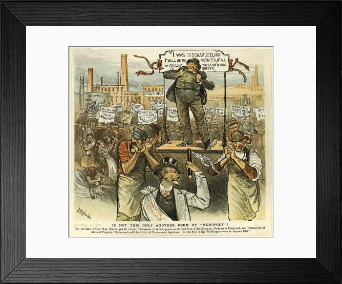 Framed Print : Is Not This Only Another Form of Monopoly'?, from Puck, 1886. Creator: AB Schultz. Is Not This Only Another Form of Monopoly'?, from Puck, 1886. Creator: AB Schultz Framed Print : Is Not This Only Another Form of Monopoly'?, from Puck, 1886. Creator: AB Schultz. Is Not This Only Another Form of Monopoly'?, from Puck, 1886. Creator: AB Schultz