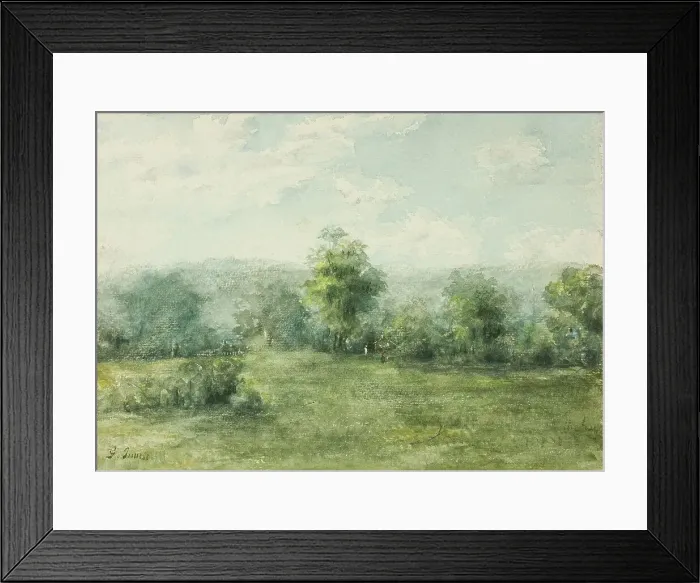 Framed Print : Landscape, n.d. Creator: George Inness Framed Print : Landscape, n.d. Creator: George Inness