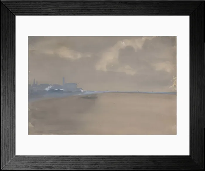 Framed Print : Southampton Water, 1887. Creator: James Abbott McNeill Whistler Framed Print : Southampton Water, 1887. Creator: James Abbott McNeill Whistler