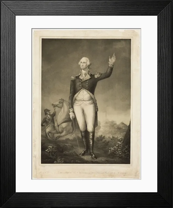 Framed Print : Washington Monument, 1846. Creator: August Hoen Framed Print : Washington Monument, 1846. Creator: August Hoen
