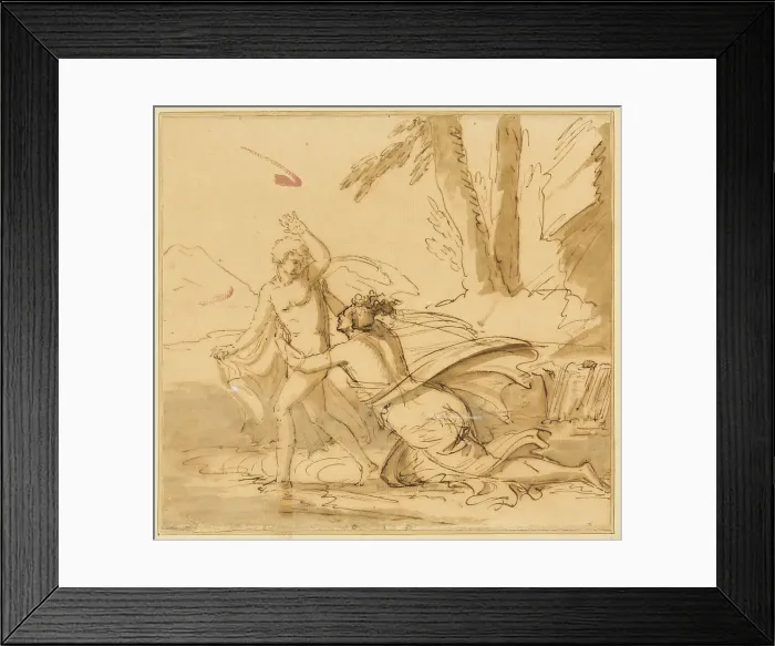Framed Print : Joseph and Patiphar's Wife, n.d. Creator: Benjamin West Framed Print : Joseph and Patiphar's Wife, n.d. Creator: Benjamin West