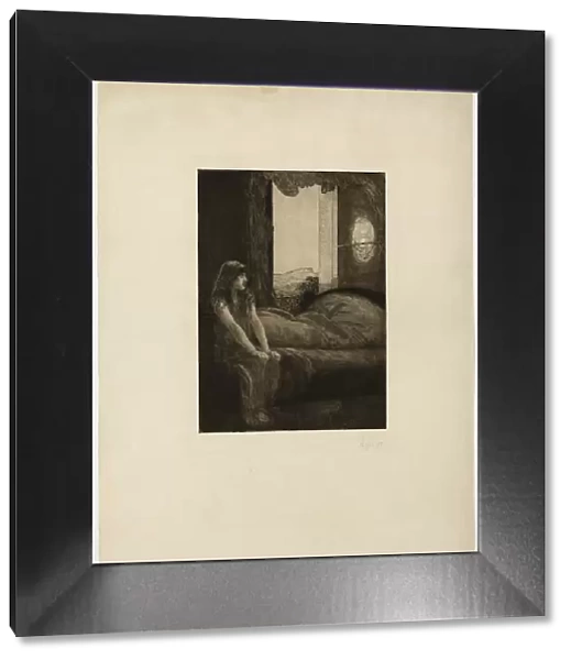 Awakening, plate eight from A Love, 1887, signed and dated in 1903. Creator: Max Klinger