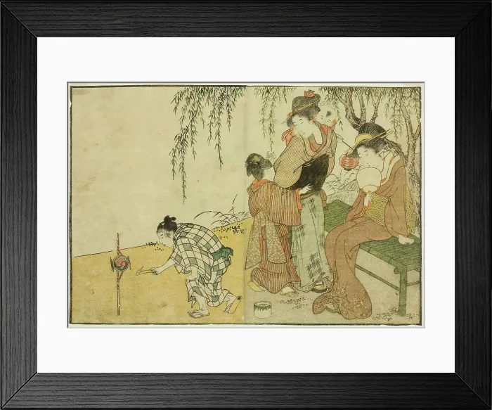 Framed Print : Enjoying Fireworks, from the illustrated book Picture Book: Flowers of the Four Seasons... 1801. Creator: Kitagawa Utamaro. Enjoying Fireworks, from the illustrated book Picture Book: Flowers of the Four Seasons... 1801 Framed Print : Enjoying Fireworks, from the illustrated book Picture Book: Flowers of the Four Seasons... 1801. Creator: Kitagawa Utamaro. Enjoying Fireworks, from the illustrated book Picture Book: Flowers of the Four Seasons... 1801