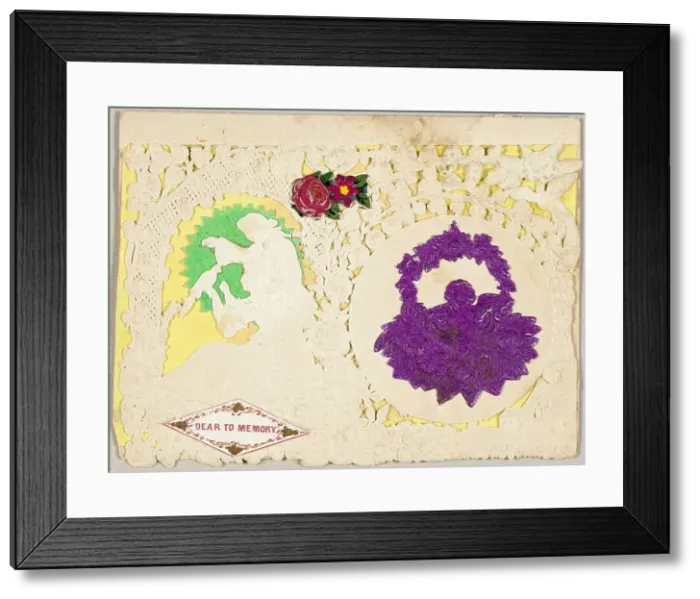 Framed Print : Dear to Memory (valentine), 1850 / 59. Creator: C Lang