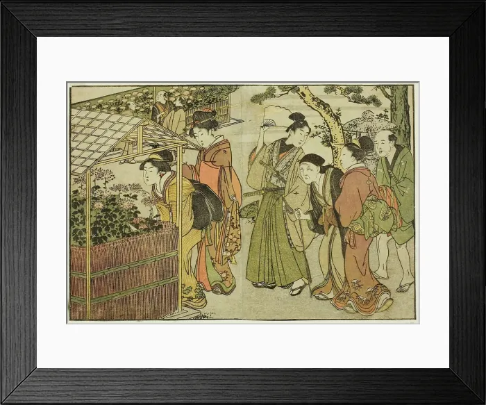 Framed Print : Display of Chrysanthemums, from the illustrated book Picture Book: Flowers of... New Year, 1801. Creator: Kitagawa Utamaro. Display of Chrysanthemums, from the illustrated book Picture Book: Flowers of... New Year, 1801 Framed Print : Display of Chrysanthemums, from the illustrated book Picture Book: Flowers of... New Year, 1801. Creator: Kitagawa Utamaro. Display of Chrysanthemums, from the illustrated book Picture Book: Flowers of... New Year, 1801