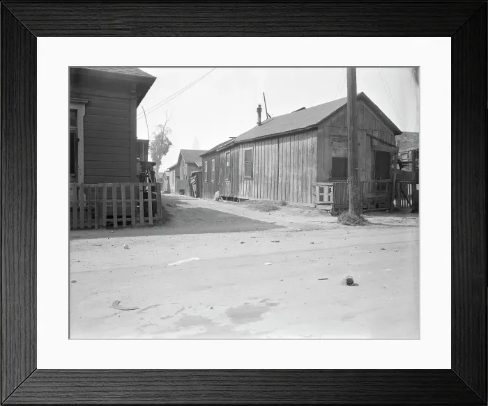 Framed Print : Mexican quarter of Los Angeles, one quarter mile from City Hall, California, 1936. Creator: Dorothea Lange Framed Print : Mexican quarter of Los Angeles, one quarter mile from City Hall, California, 1936. Creator: Dorothea Lange