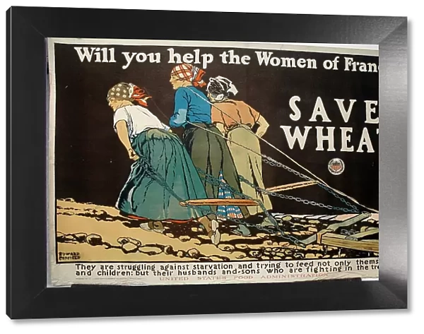 Will You Help the Women of France?, 1917. Creator: Edward Penfield