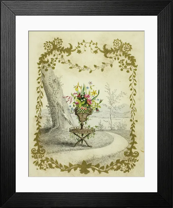 Framed Print : Nature's Gems, c.1844. Creator: Edwin Whitefield Framed Print : Nature's Gems, c.1844. Creator: Edwin Whitefield