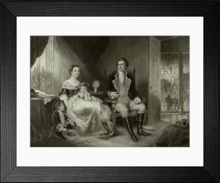 Framed Print : The Courtship of Washington, 1860. Creator: JC McRae Framed Print : The Courtship of Washington, 1860. Creator: JC McRae