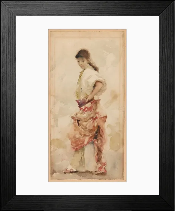Framed Print : Girl in Spanish Costume, 1879 / 80. Creator: John Singer Sargent Framed Print : Girl in Spanish Costume, 1879 / 80. Creator: John Singer Sargent