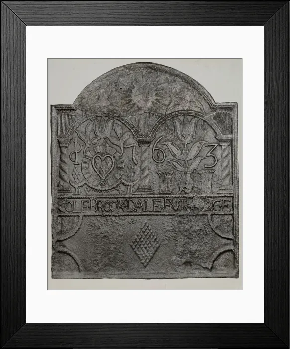 Framed Print : Stove Plate, 1935 / 1942. Creator: Charles Von Urban Framed Print : Stove Plate, 1935 / 1942. Creator: Charles Von Urban