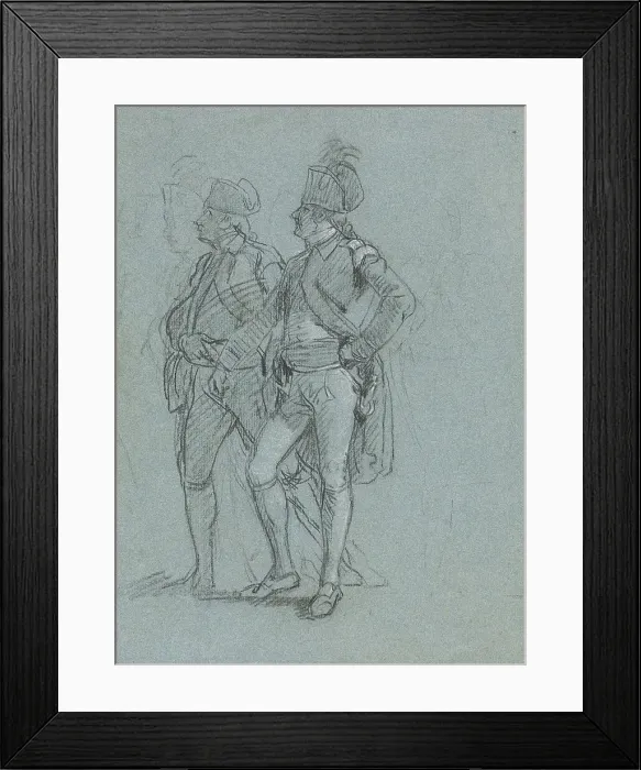 Framed Print : Sketch for Siege of Gibraltar, 1785-89. Creator: John Singleton Copley Framed Print : Sketch for Siege of Gibraltar, 1785-89. Creator: John Singleton Copley