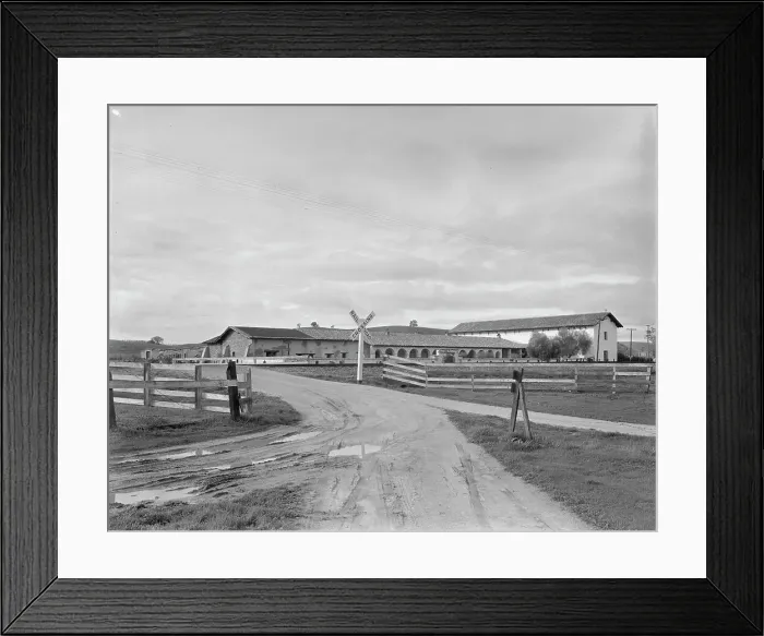 Framed Print : San Miguel Mission, erected 1797 by the Franciscan Fathers, California, 1936. Creator: Dorothea Lange Framed Print : San Miguel Mission, erected 1797 by the Franciscan Fathers, California, 1936. Creator: Dorothea Lange