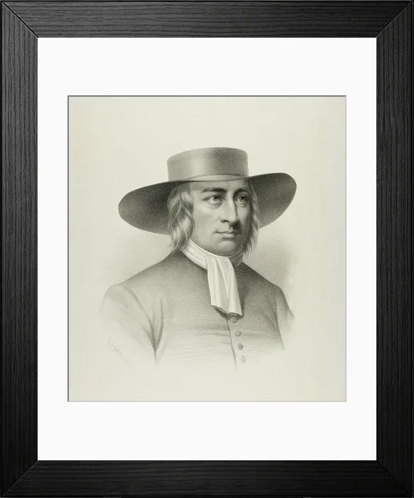 Framed Print : George Fox, c.1858. Creator: Leopold Grozelier Framed Print : George Fox, c.1858. Creator: Leopold Grozelier