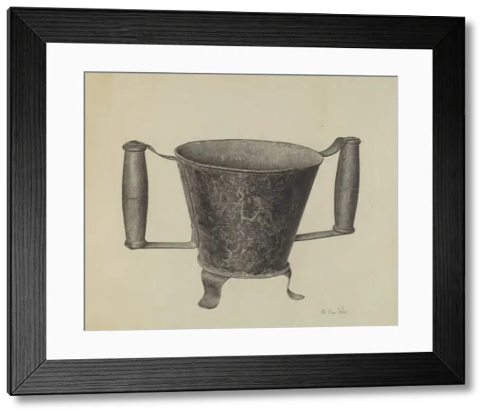 Framed Print : Ember Carrier, c. 1940. Creator: Maurice Van Felix Framed Print : Ember Carrier, c. 1940. Creator: Maurice Van Felix