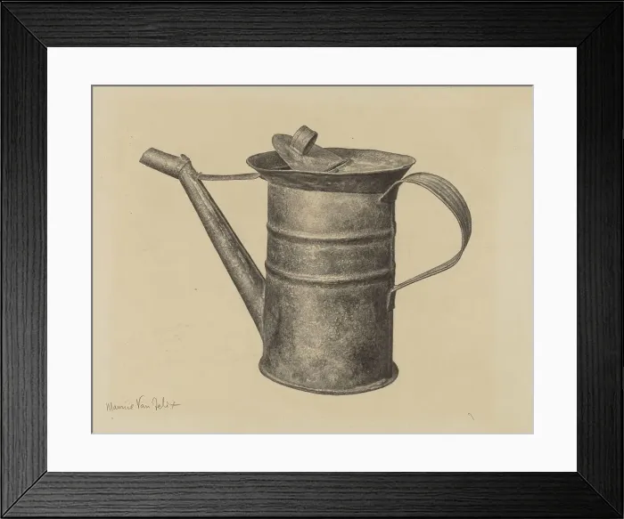 Framed Print : Oil Can, c. 1941. Creator: Maurice Van Felix Framed Print : Oil Can, c. 1941. Creator: Maurice Van Felix