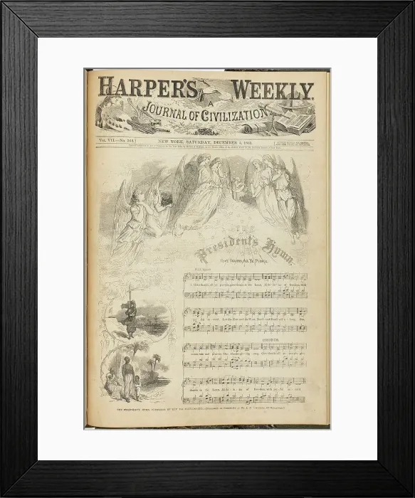 Framed Print : Harper's Weekly: A Journal of Civilization, Volume VII For the Year 1863, 1863. Creator: Harper & Brothers Publishers. Harper's Weekly: A Journal of Civilization, Volume VII For the Year 1863, 1863. Creator: Harper & Brothers Publishers Framed Print : Harper's Weekly: A Journal of Civilization, Volume VII For the Year 1863, 1863. Creator: Harper & Brothers Publishers. Harper's Weekly: A Journal of Civilization, Volume VII For the Year 1863, 1863. Creator: Harper & Brothers Publishers