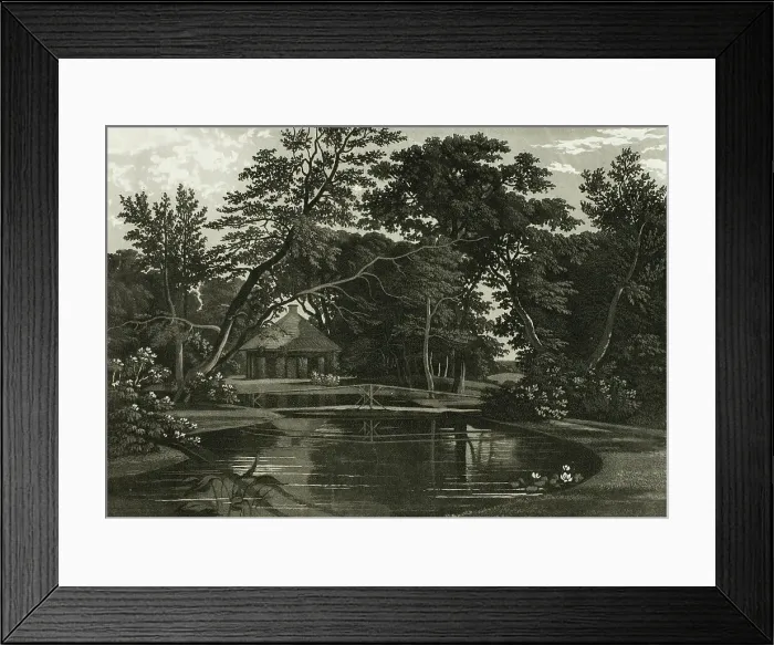Framed Print : Solitude, 1843. Creator: William James Bennett
