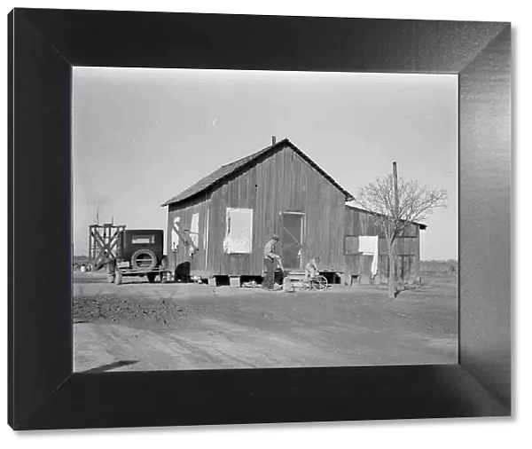 Housing for Oklahoma refugees, California, 1936. Creator: Dorothea Lange