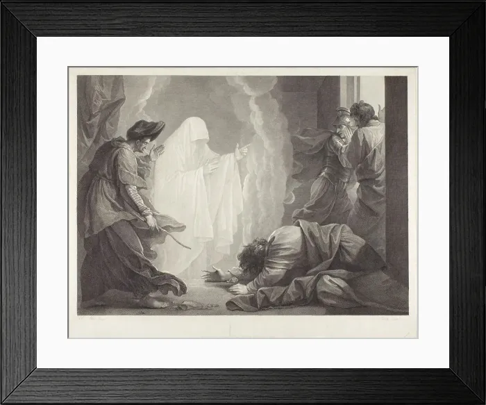 Framed Print : Saul and the Witch of Endor, 1788. Creator: William Sharp Framed Print : Saul and the Witch of Endor, 1788. Creator: William Sharp