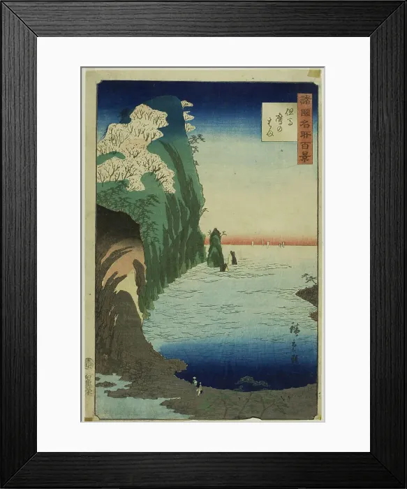 Framed Print : Taka Beach, Tajima Province (Tajima Taka no hama) from the series One Hundred Famous... 1859. Creator: Utagawa Hiroshige II. Taka Beach, Tajima Province (Tajima Taka no hama) from the series One Hundred Famous... 1859 Framed Print : Taka Beach, Tajima Province (Tajima Taka no hama) from the series One Hundred Famous... 1859. Creator: Utagawa Hiroshige II. Taka Beach, Tajima Province (Tajima Taka no hama) from the series One Hundred Famous... 1859