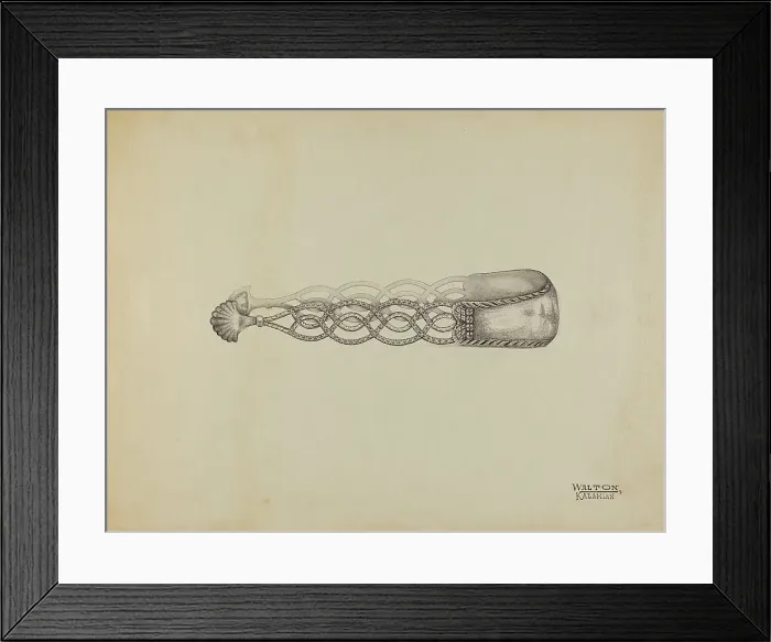 Framed Print : Silver Sugar Tongs, c. 1936. Creator: Kalamian Walton Framed Print : Silver Sugar Tongs, c. 1936. Creator: Kalamian Walton