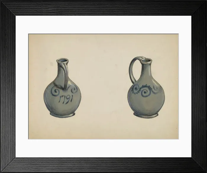 Framed Print : Vinegar Jug, c. 1936. Creator: Carl Weiss Framed Print : Vinegar Jug, c. 1936. Creator: Carl Weiss