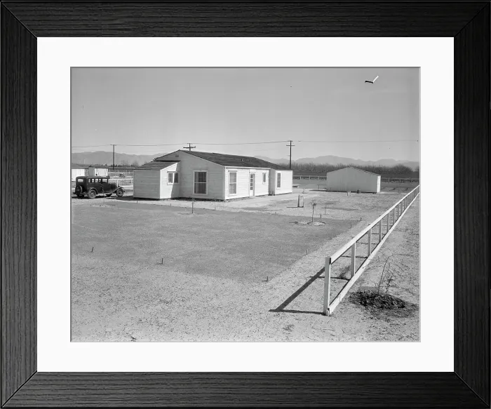 Framed Print : San Fernando homesteads, California, 1936. Creator: Dorothea Lange Framed Print : San Fernando homesteads, California, 1936. Creator: Dorothea Lange