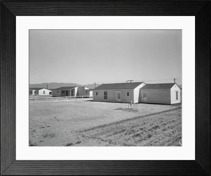 Framed Print : San Fernando federal subsistence homesteads, California, 1936. Creator: Dorothea Lange Framed Print : San Fernando federal subsistence homesteads, California, 1936. Creator: Dorothea Lange