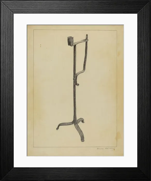 Framed Print : Candle Holder, 1935 / 1942. Creator: Bernard Westmacott Framed Print : Candle Holder, 1935 / 1942. Creator: Bernard Westmacott