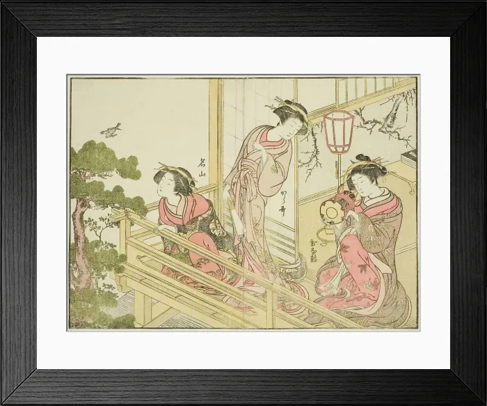 Framed Print : Courtesans of the Chojiya, from the book Mirror of Beautiful Women of the Pleasure... 1776. Creator: Shunsho. Courtesans of the Chojiya, from the book Mirror of Beautiful Women of the Pleasure... 1776. Creator: Shunsho Framed Print : Courtesans of the Chojiya, from the book Mirror of Beautiful Women of the Pleasure... 1776. Creator: Shunsho. Courtesans of the Chojiya, from the book Mirror of Beautiful Women of the Pleasure... 1776. Creator: Shunsho