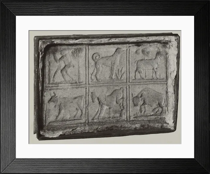 Framed Print : Pa. German Springele Mold, 1935 / 1942. Creator: Charles Von Urban Framed Print : Pa. German Springele Mold, 1935 / 1942. Creator: Charles Von Urban