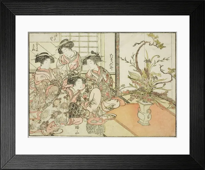 Framed Print : Courtesans of Yotsumaya, from the book Mirror of Beautiful Women of the Pleasure Quarters... 1776. Creator: Shunsho. Courtesans of Yotsumaya, from the book Mirror of Beautiful Women of the Pleasure Quarters... 1776. Creator: Shunsho Framed Print : Courtesans of Yotsumaya, from the book Mirror of Beautiful Women of the Pleasure Quarters... 1776. Creator: Shunsho. Courtesans of Yotsumaya, from the book Mirror of Beautiful Women of the Pleasure Quarters... 1776. Creator: Shunsho