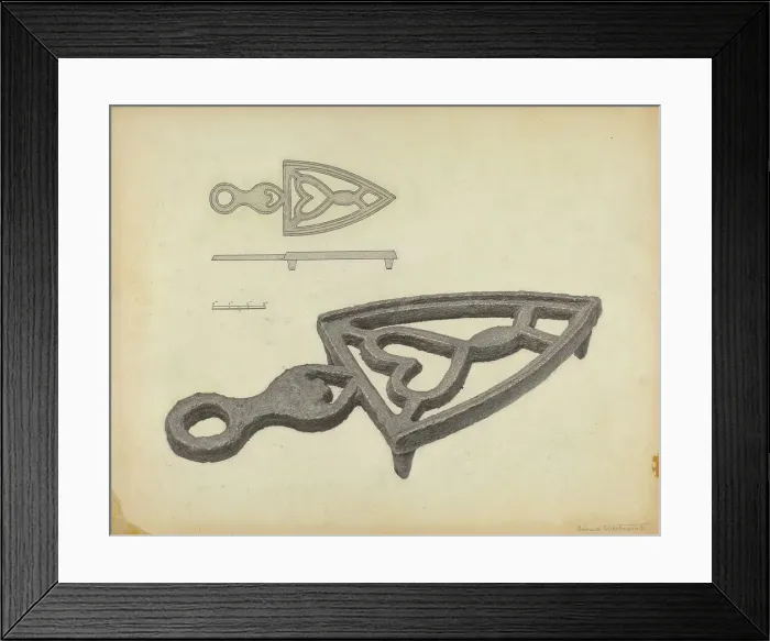 Framed Print : Trivet, c. 1939. Creator: Bernard Westmacott Framed Print : Trivet, c. 1939. Creator: Bernard Westmacott
