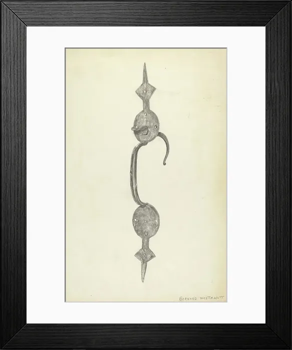 Framed Print : Handle, c. 1939. Creator: Bernard Westmacott Framed Print : Handle, c. 1939. Creator: Bernard Westmacott