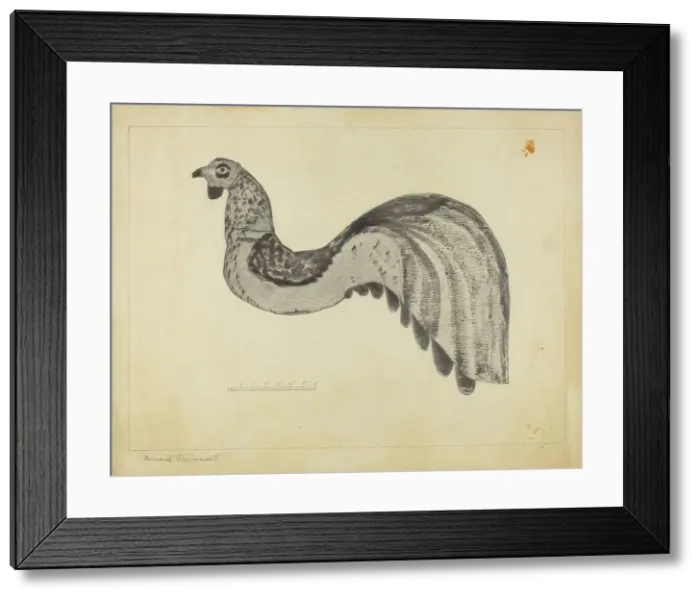 Framed Print : Weather Vane, c. 1939. Creator: Bernard Westmacott Framed Print : Weather Vane, c. 1939. Creator: Bernard Westmacott