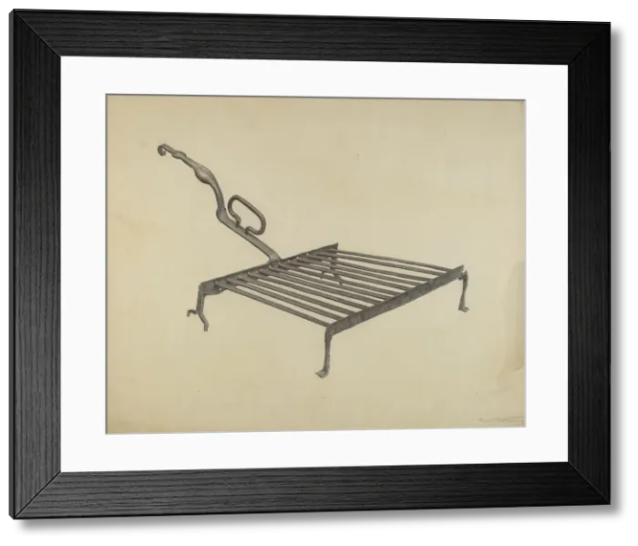 Framed Print : Gridiron, c. 1938. Creator: Bernard Westmacott Framed Print : Gridiron, c. 1938. Creator: Bernard Westmacott