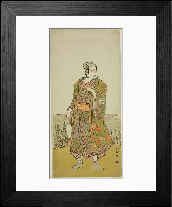 Framed Print : The Actor Ichimura Uzaemon IX as the Potter Tsuchihei in the Play Higashiyama Momiji... c. 1778. Creator: Shunsho Framed Print : The Actor Ichimura Uzaemon IX as the Potter Tsuchihei in the Play Higashiyama Momiji... c. 1778. Creator: Shunsho