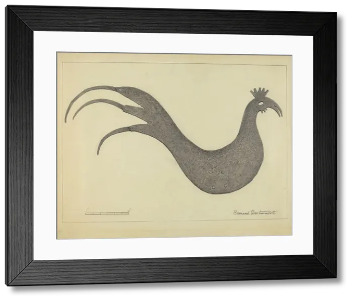 Framed Print : Weather Vane, 1935 / 1942. Creator: Bernard Westmacott Framed Print : Weather Vane, 1935 / 1942. Creator: Bernard Westmacott