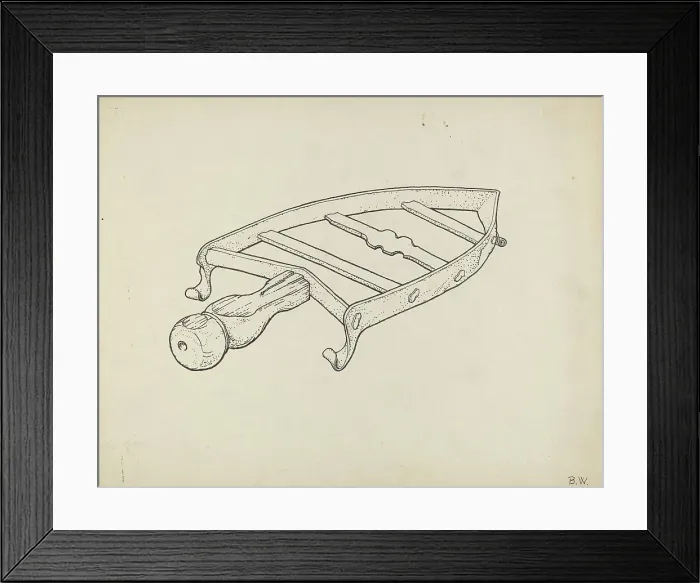 Framed Print : Flatiron Holder, c. 1939. Creator: Bernard Westmacott Framed Print : Flatiron Holder, c. 1939. Creator: Bernard Westmacott