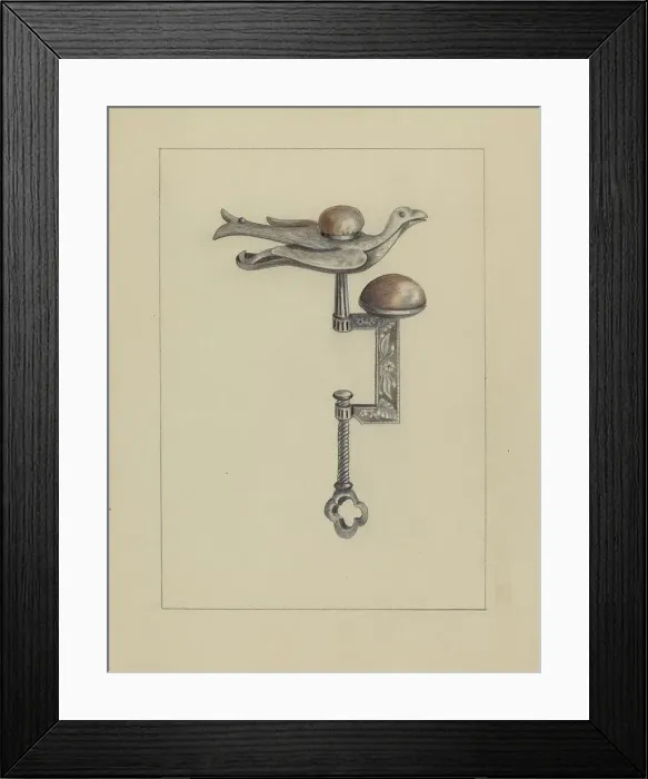 Framed Print : Sewing Bird, c. 1936. Creator: Charlotte Winter Framed Print : Sewing Bird, c. 1936. Creator: Charlotte Winter