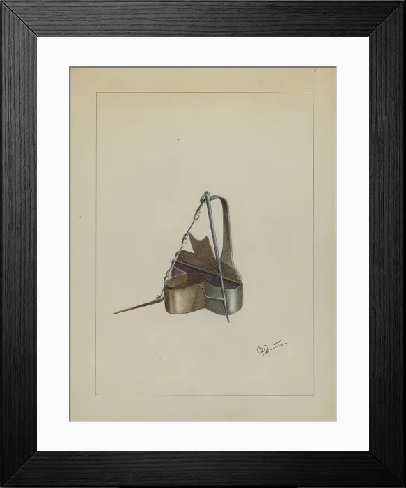 Framed Print : Lamp, c. 1936. Creator: Charlotte Winter Framed Print : Lamp, c. 1936. Creator: Charlotte Winter