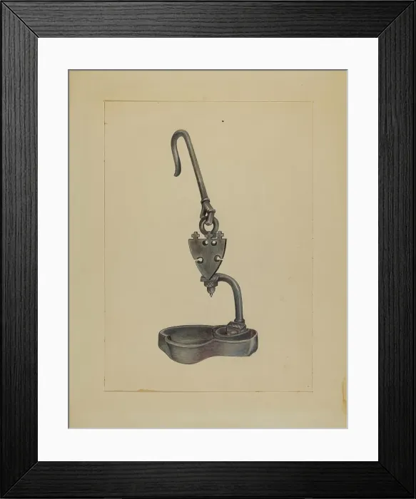 Framed Print : Lamp, c. 1936. Creator: Charlotte Winter Framed Print : Lamp, c. 1936. Creator: Charlotte Winter