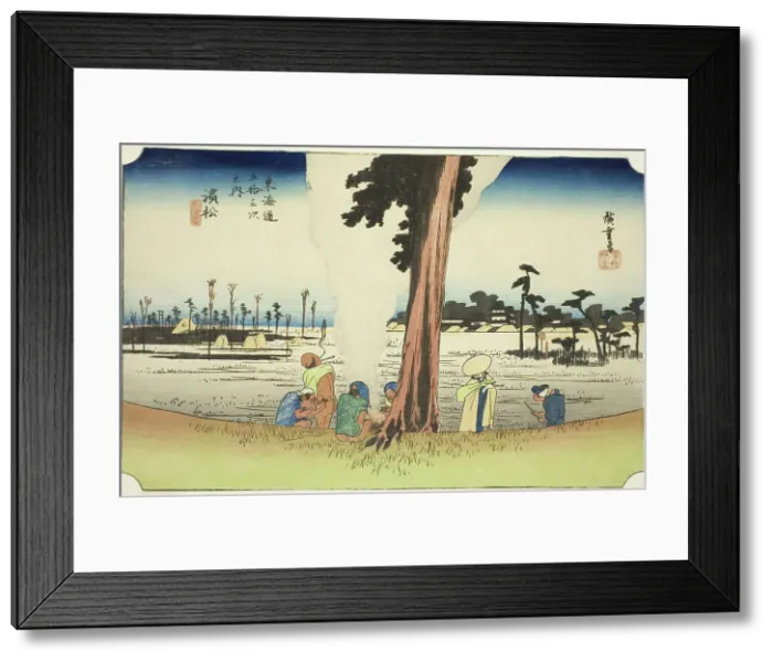 Framed Print : Hamamatsu: Winter Scene (Hamamatsu, fuyugare no zu), from the series Fifty-three... c. 1833 / 34. Creator: Ando Hiroshige. Hamamatsu: Winter Scene (Hamamatsu, fuyugare no zu), from the series Fifty-three... c. 1833 / 34. Creator: Ando Hiroshige Framed Print : Hamamatsu: Winter Scene (Hamamatsu, fuyugare no zu), from the series Fifty-three... c. 1833 / 34. Creator: Ando Hiroshige. Hamamatsu: Winter Scene (Hamamatsu, fuyugare no zu), from the series Fifty-three... c. 1833 / 34. Creator: Ando Hiroshige