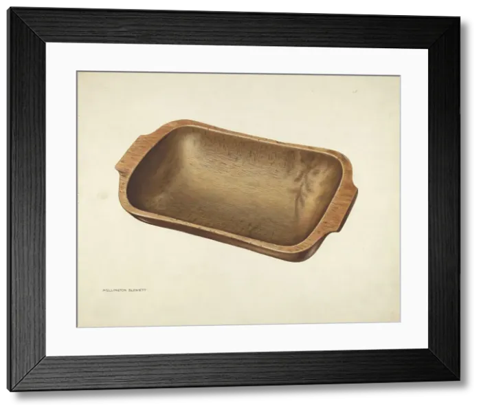 Framed Print : Chopping Bowl, 1937. Creator: Wellington Blewett Framed Print : Chopping Bowl, 1937. Creator: Wellington Blewett