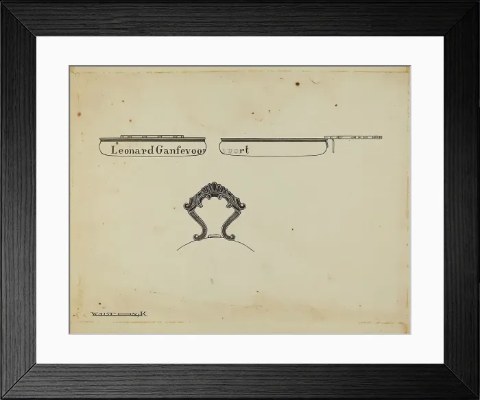 Framed Print : Silver Lemon Strainer, c. 1939. Creator: Kalamian Walton Framed Print : Silver Lemon Strainer, c. 1939. Creator: Kalamian Walton