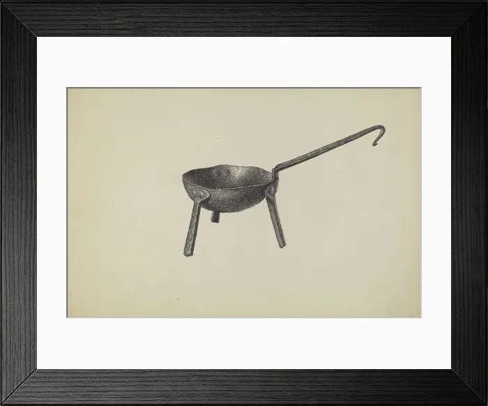 Framed Print : Sauce Pan, c. 1938. Creator: Roy Weber Framed Print : Sauce Pan, c. 1938. Creator: Roy Weber